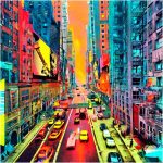 N.Y.C.  Half-Awake Polaroids